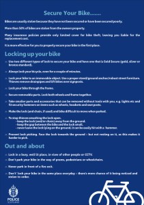 Cycle Advice Aug 2014 (A4)