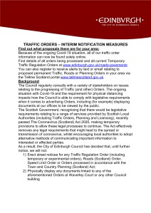 Edinburgh Council's information-sheet, which contains the same information at the rest of the post.